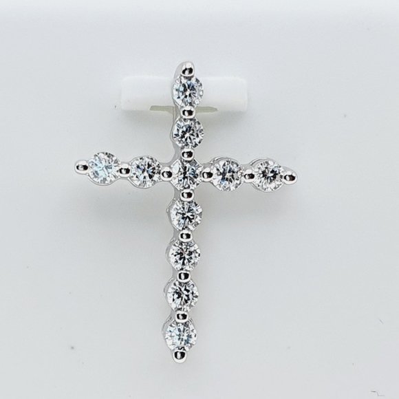 "#925 Sterling Silver Cubic Zircon Pendant for Women/Girls, US925P1101 - Picture 4 of 7